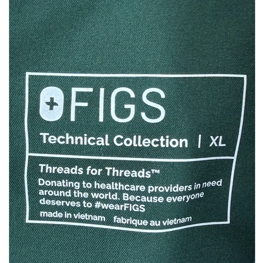 FIGS Technical Collection Green Scrub‎ Jogger Pants Mens XL 1000141